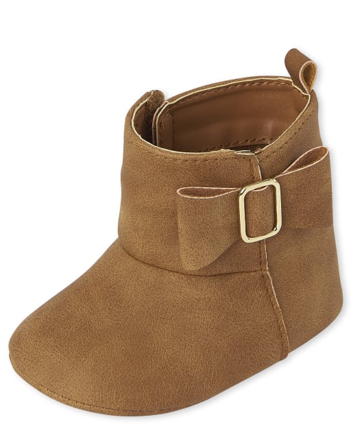 Baby Girls Bow Booties