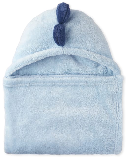 Baby Boys Dino Cozy Hooded Blanket