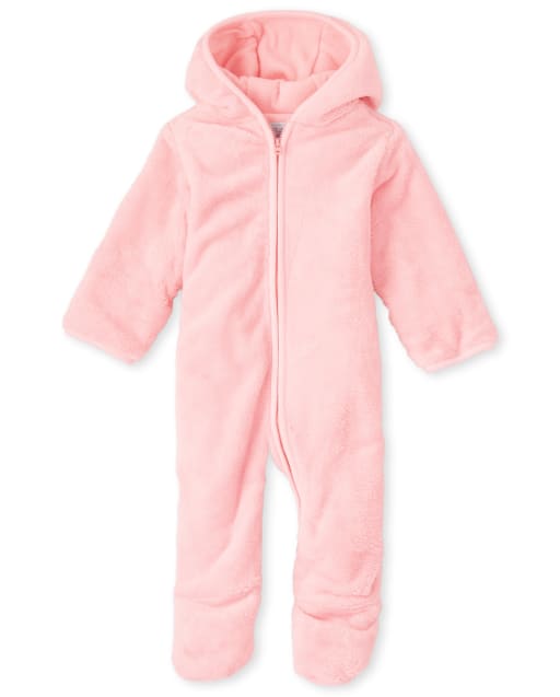 Guirlande à fanions en fausse fourrure pour bébés filles