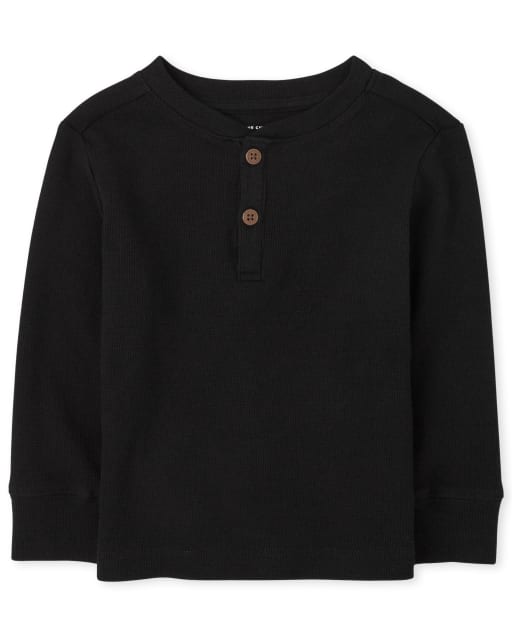 Baby And Toddler Boys Thermal Henley Top