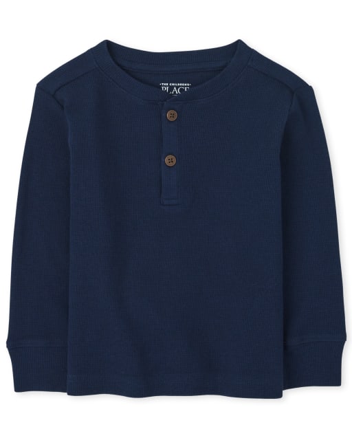 Baby And Toddler Boys Thermal Henley Top