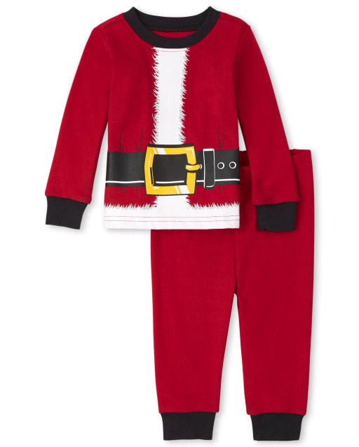 Baby And Toddler Matching Family Santa Snug Fit Cotton Pajamas