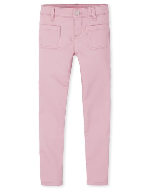 Girls Knit Denim Jeggings