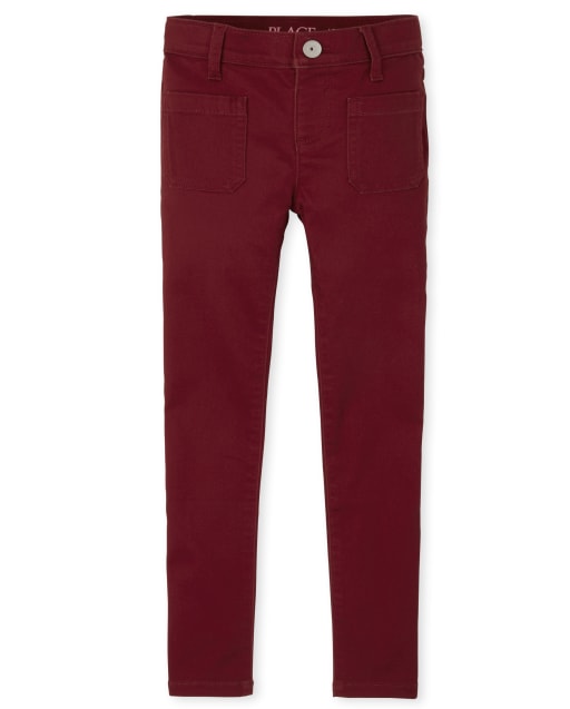 Girls Knit Denim Jeggings