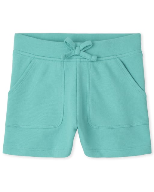 Girls Active Knit French Terry Shorts