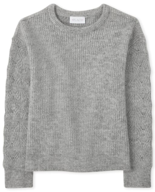 Girls Stitched Sweater