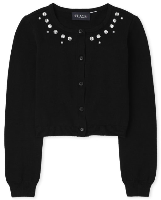 Girls Embellished Cardigan