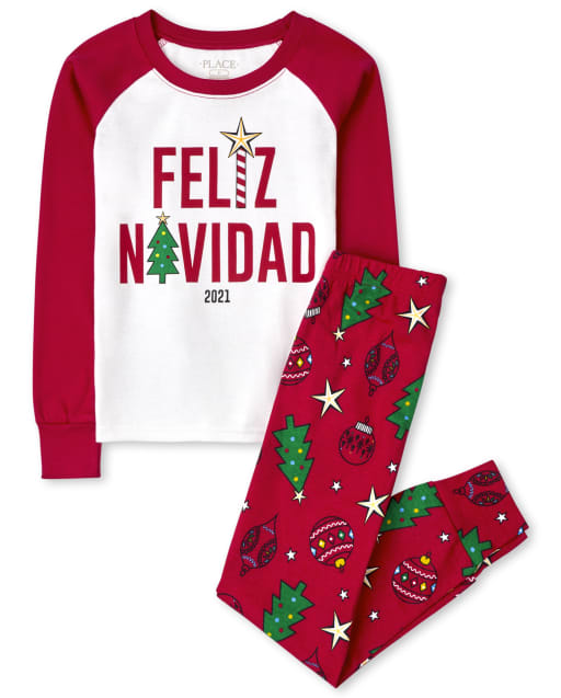 Kids Famille assortie Navidad Snug Fit coton Pyjama