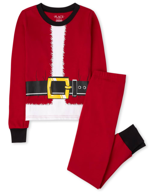 Kids Matching Family Santa Snug Fit Cotton Pajamas