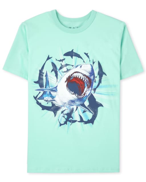 Boys Shark Graphic Tee