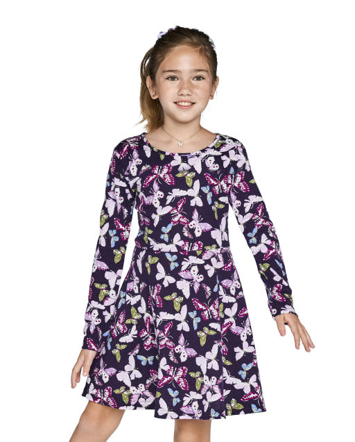 Girls Print Everyday Dress