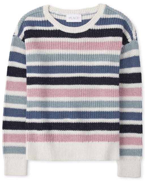 Jersey de rayas para niña