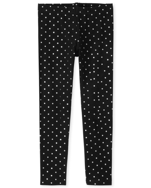 Girls Foil Leggings
