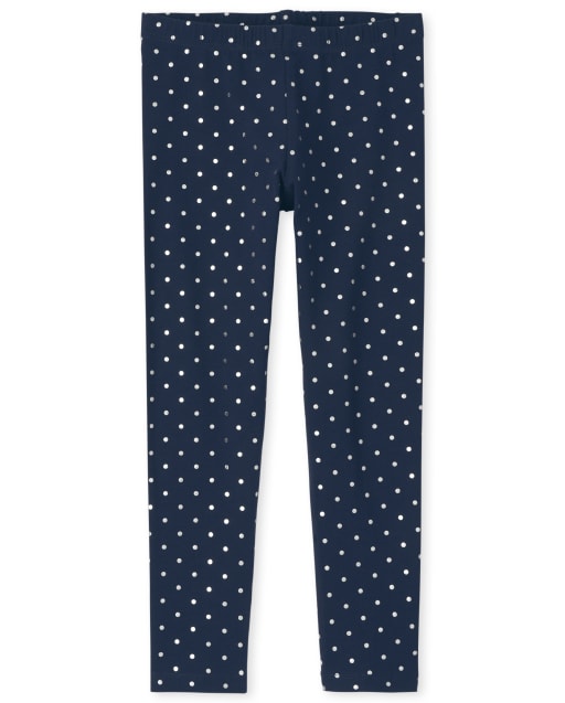 Leggings metalizados para niña