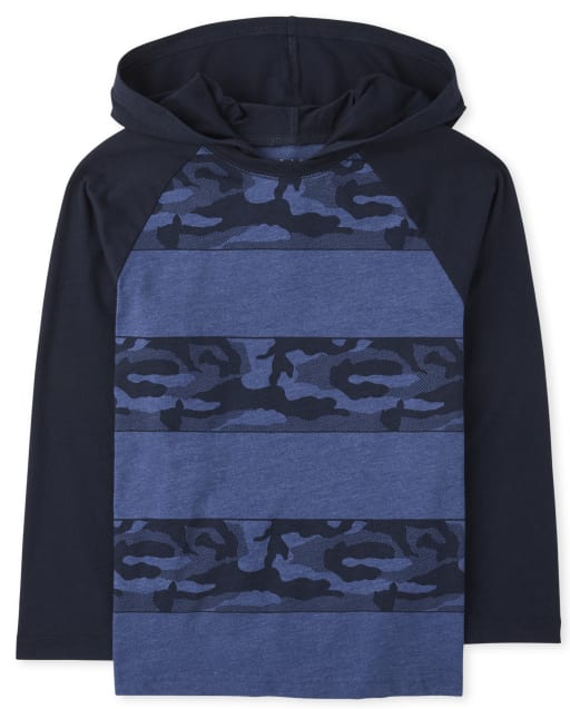 Top con capucha estampado para niños