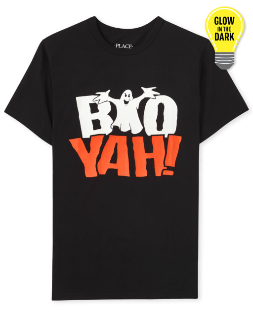 Camiseta con gráfico Glow Boo Yah para niños