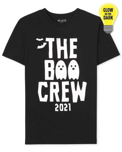 Kids Matching Family Glow Boo Crew Graphic Tee