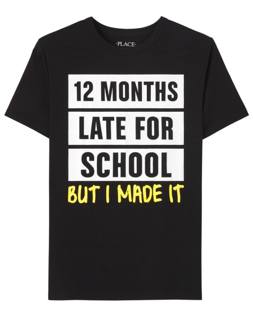 Boys Late For School Graphic Tee