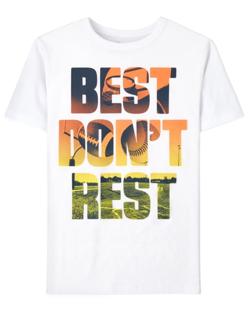 Boys Best Don't Rest Graphic Tee