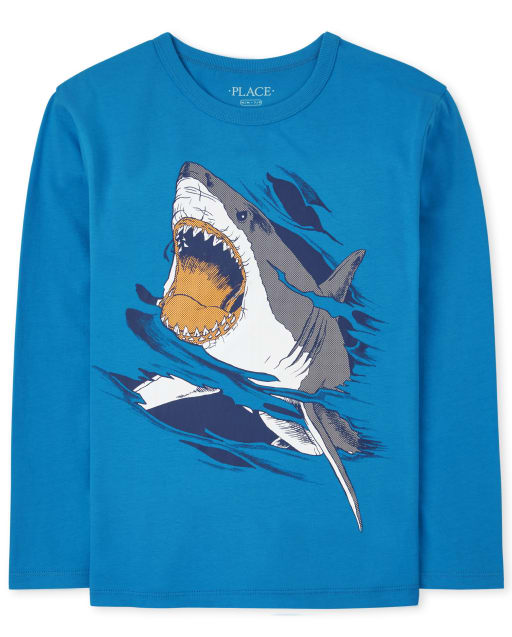 T-shirt graphique requin pour garçon