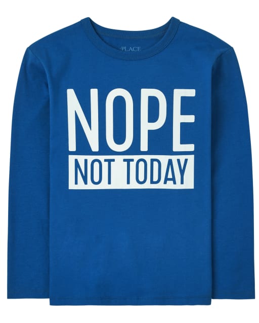 T-shirt graphique Nope pour garçons