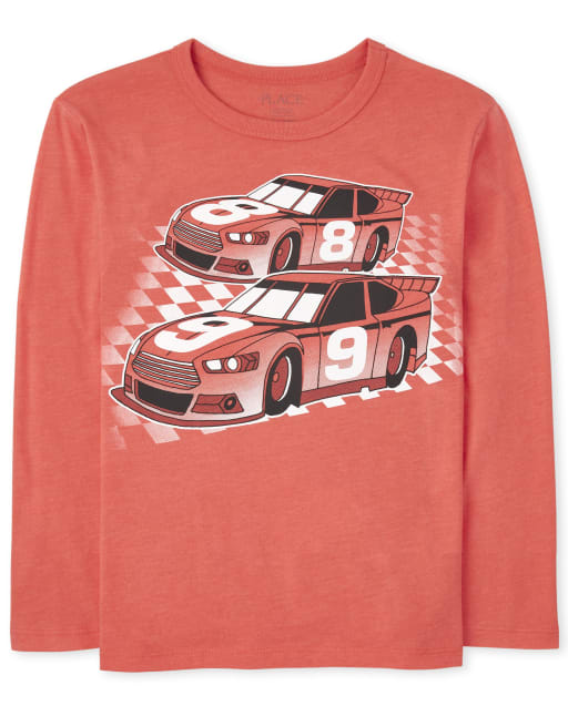 Boys Race Car Graphic Tee