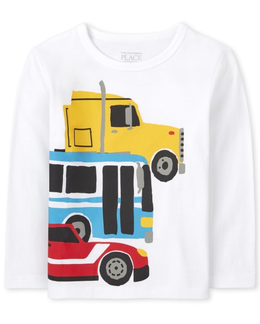 Toddler Boys Trucks Graphic Tee