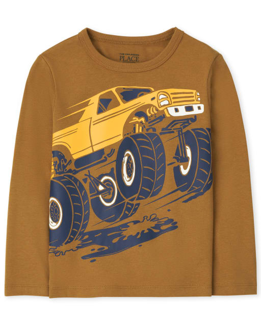 Toddler Boys Monster Truck Graphic Tee