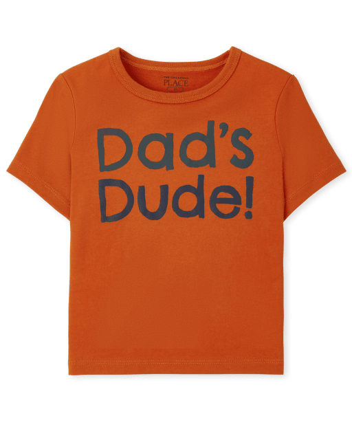 Baby And Toddler Boys Dad's Dude Graphic Tee