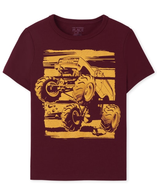 Toddler Boys Monster Truck Graphic Tee