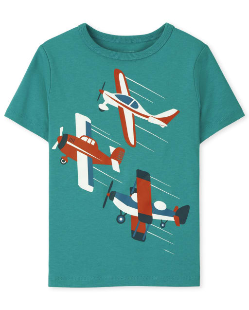 Toddler Boys Airplanes Graphic Tee