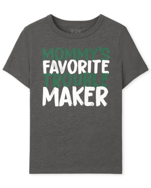Baby And Toddler Boys Trouble Maker Graphic Tee