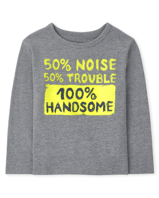 Baby And Toddler Boys Handsome Graphic Tee