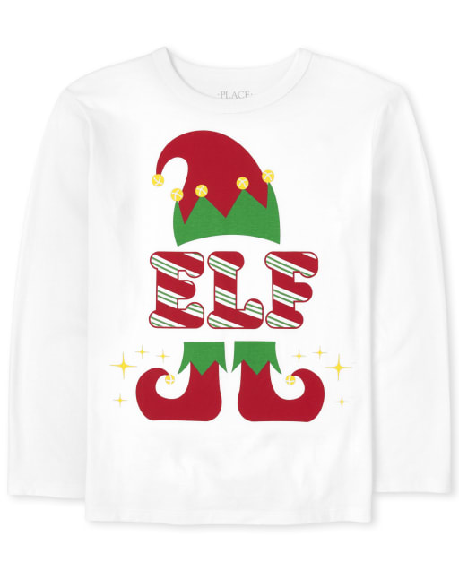 Boys Matching Family Elf Graphic Tee