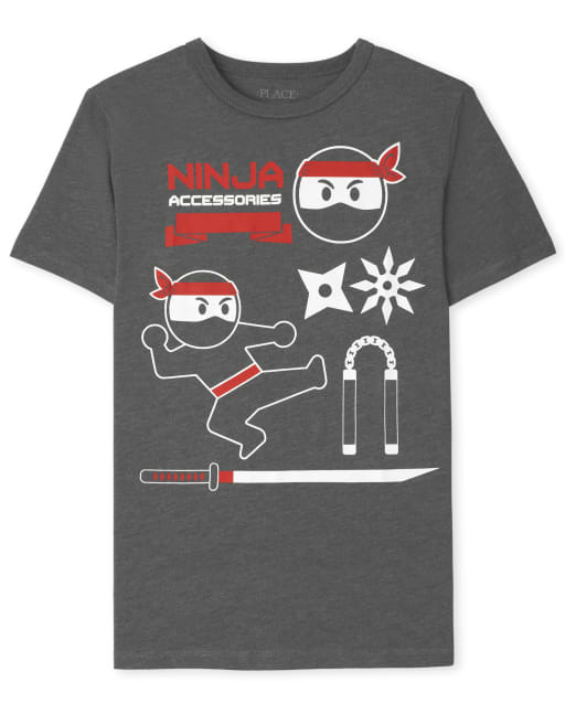 Boys Ninja Accessories Graphic Tee