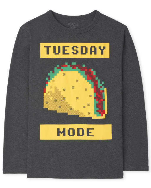 Camiseta gráfica Taco Tuesday para niños