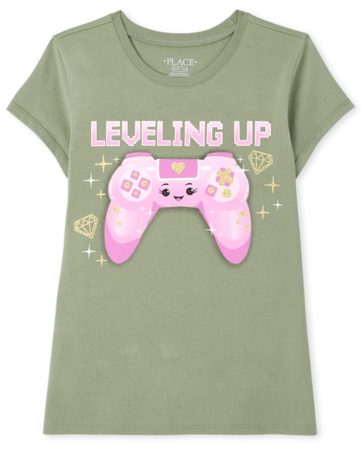 Girls Video Game Graphic Tee