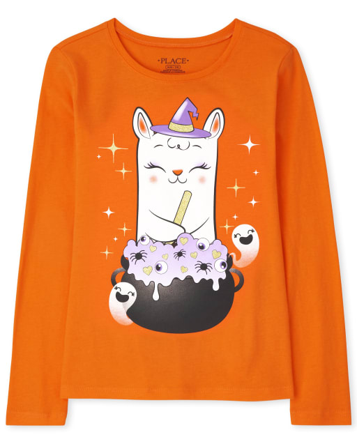 T-shirt graphique lama pour filles