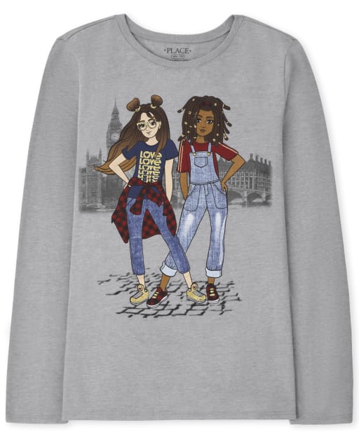 Girls London Graphic Tee
