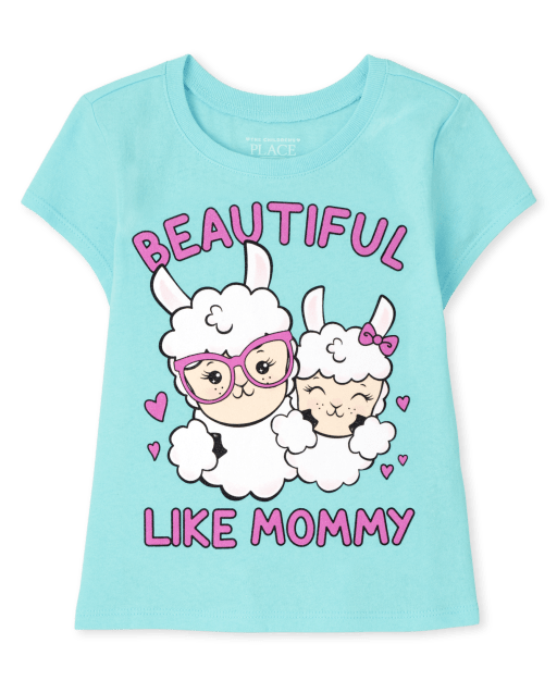 Baby and Toddler Girls Mommy Graphic Tee
