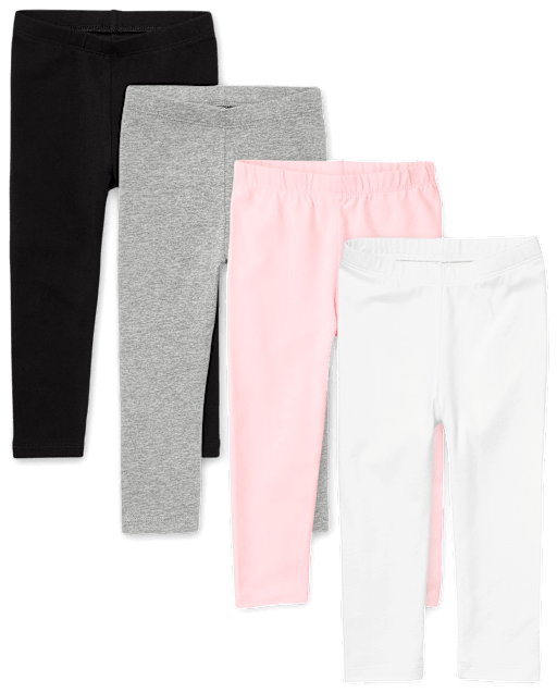 Baby And Toddler Girls Leggings 4-Pack