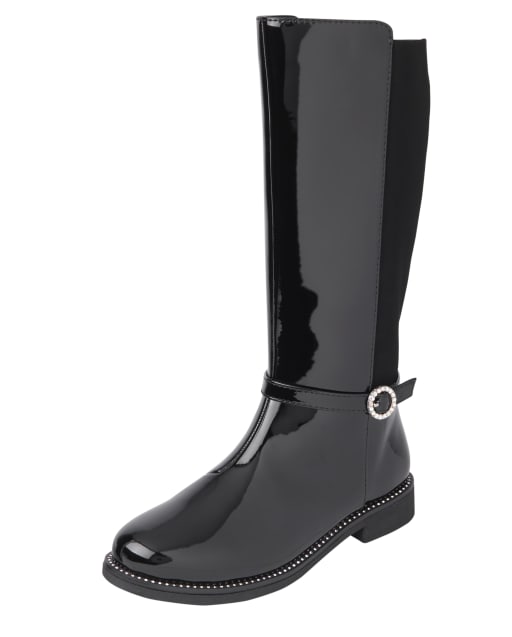 Girls Jeweled Tall Boots