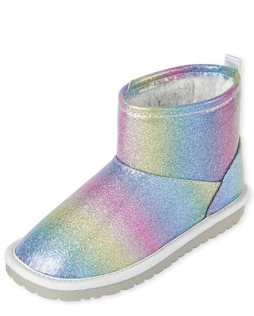 Girls Glitter Booties