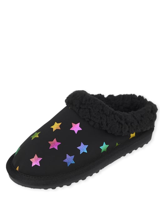 Girls Rainbow Star Scuff