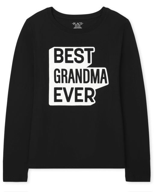 Womens Matching Family Grandma Graphic Tee
