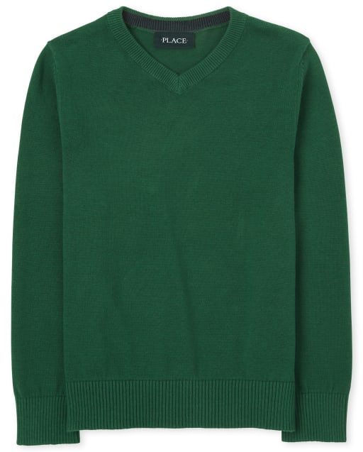 Pull col V pour garçon