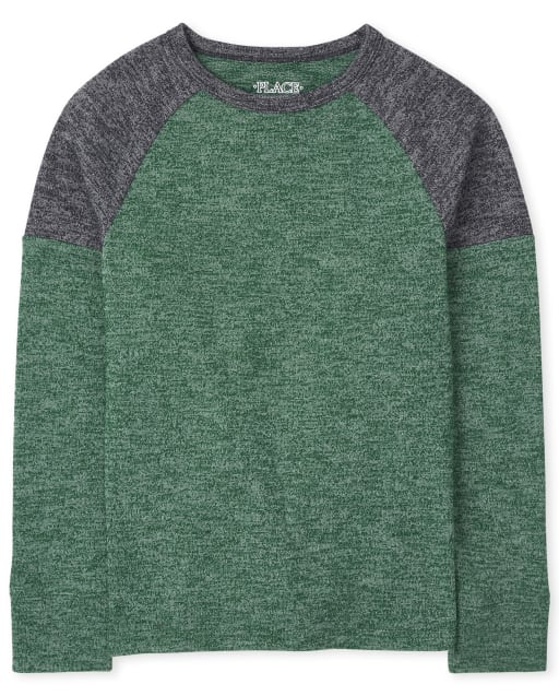 Boys Raglan Thermal Top