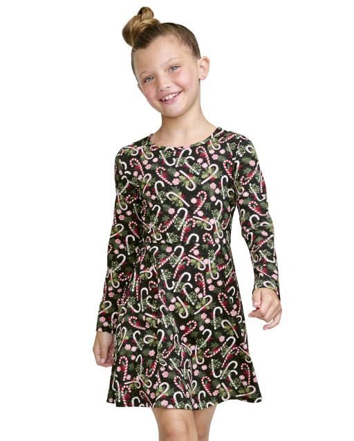 Vestido Niña Estampado Skater