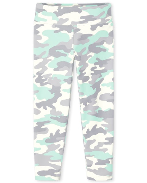 Girls Camo Hi-Rise Cozy Leggings