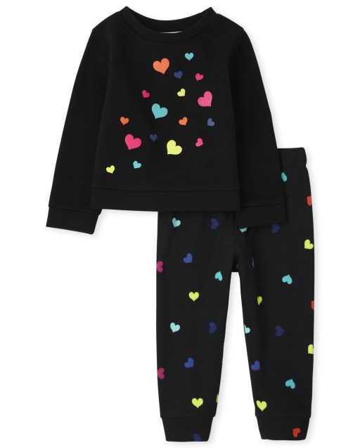 Toddler Girls Heart 2-Piece Set